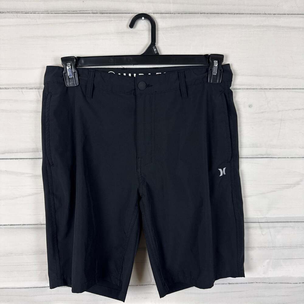 Hurley Men's All Day Hybrid 4-Way Stretch Walk Shorts Black